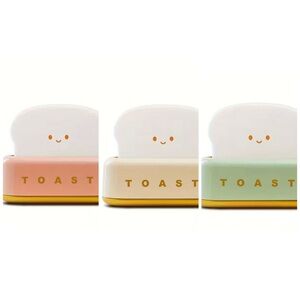 Kawaii Toaster USB Rechargeable LED Lamp 🍞✨